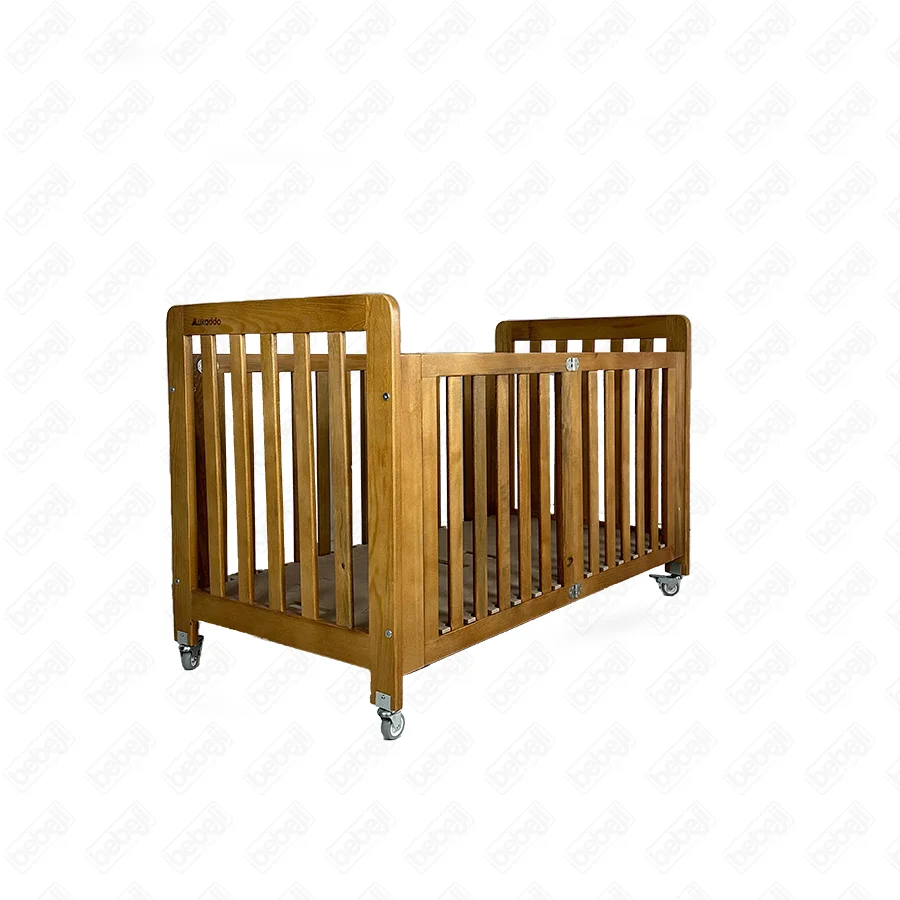 Ahşap Katlanır Beşik D007