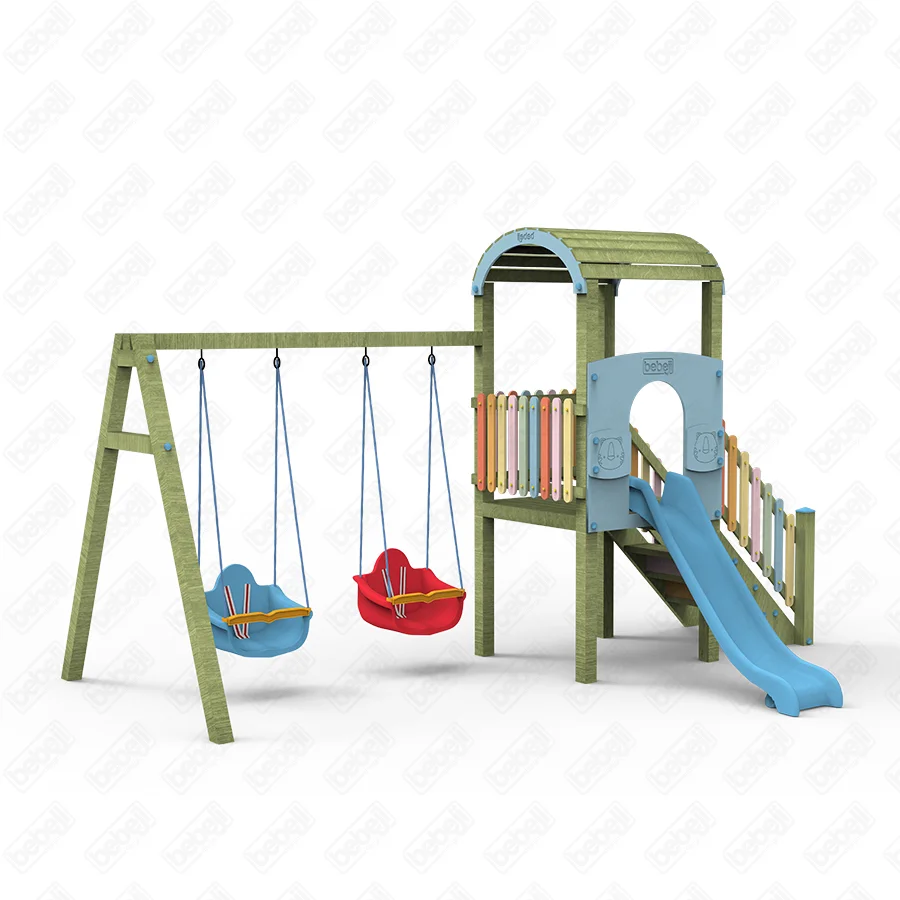 Ahşap Çocuk Oyun Parkı J9004