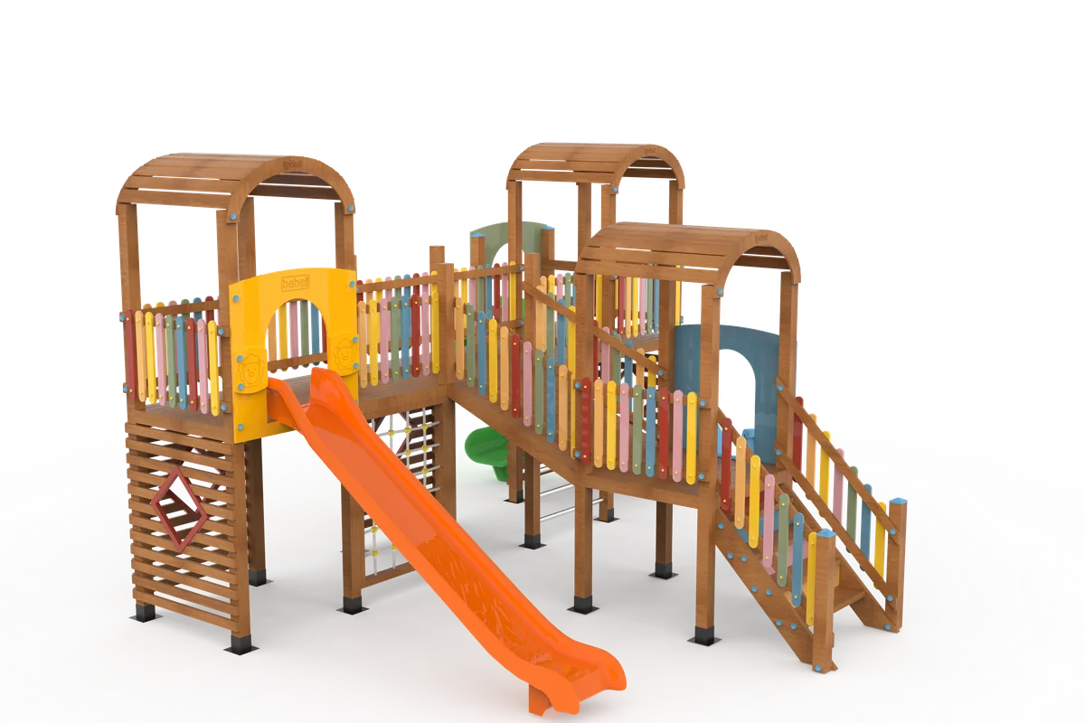 Teras Park Ahşap Oyun Parkı 4 JP026