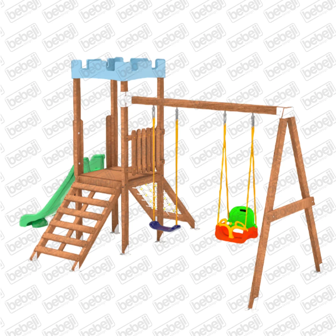I Safe Ahşap Oyun Parkı S5708