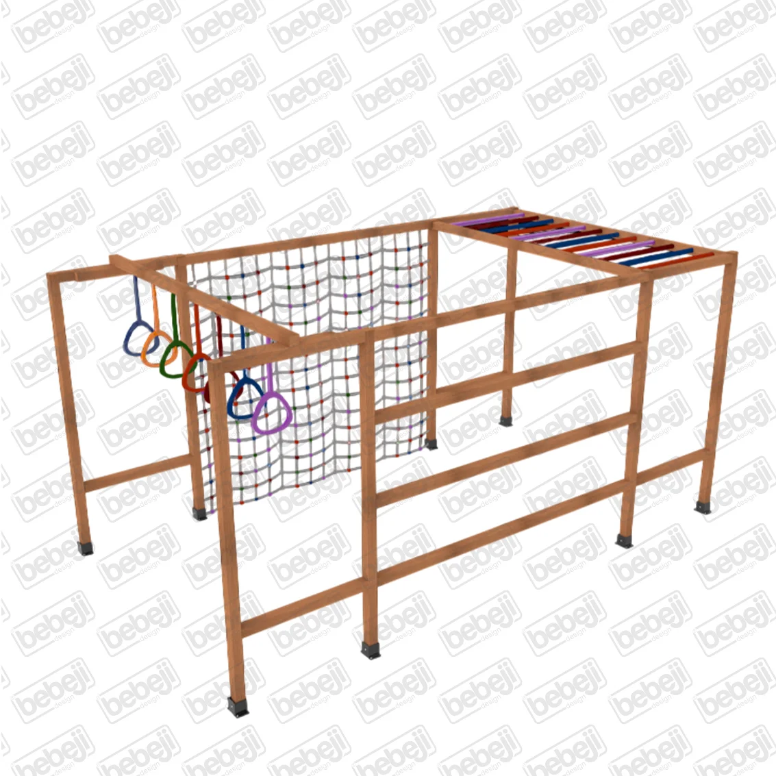 Ahşap Fitness Oyun Parkı J9286