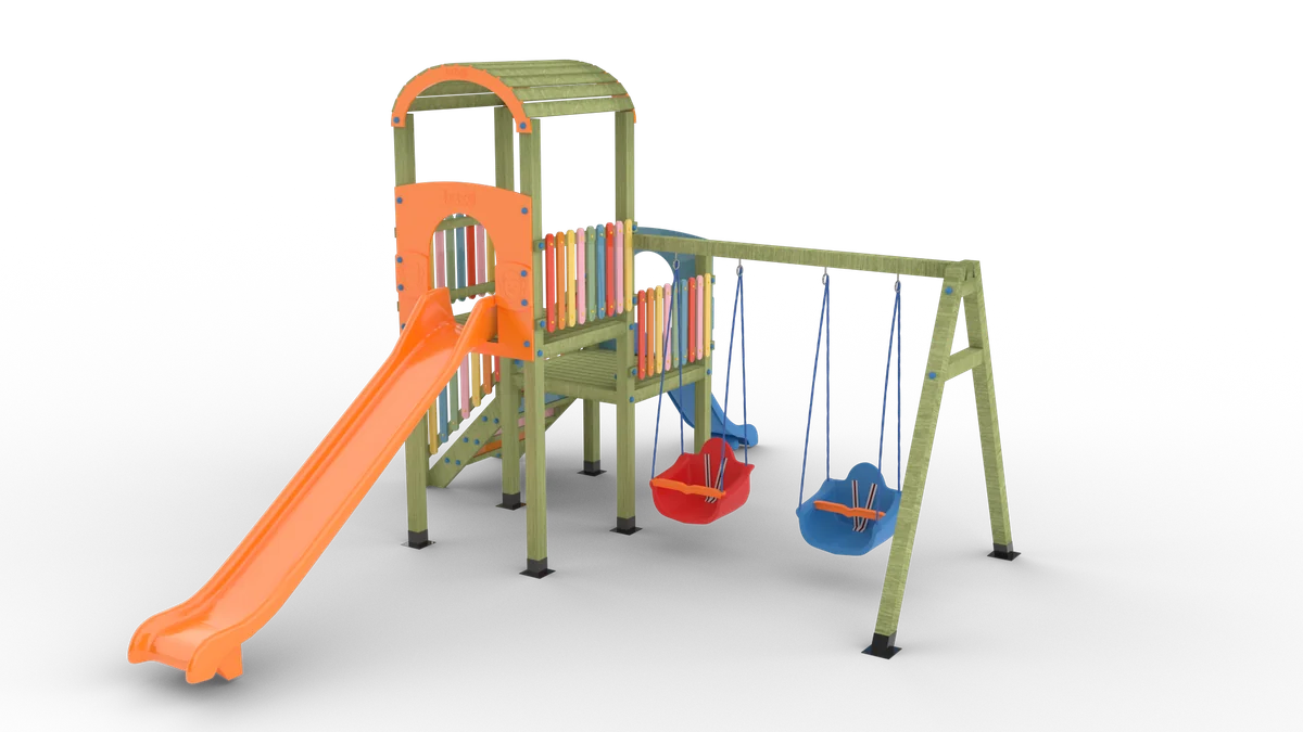 Ahşap Çocuk Oyun Parkı J9012