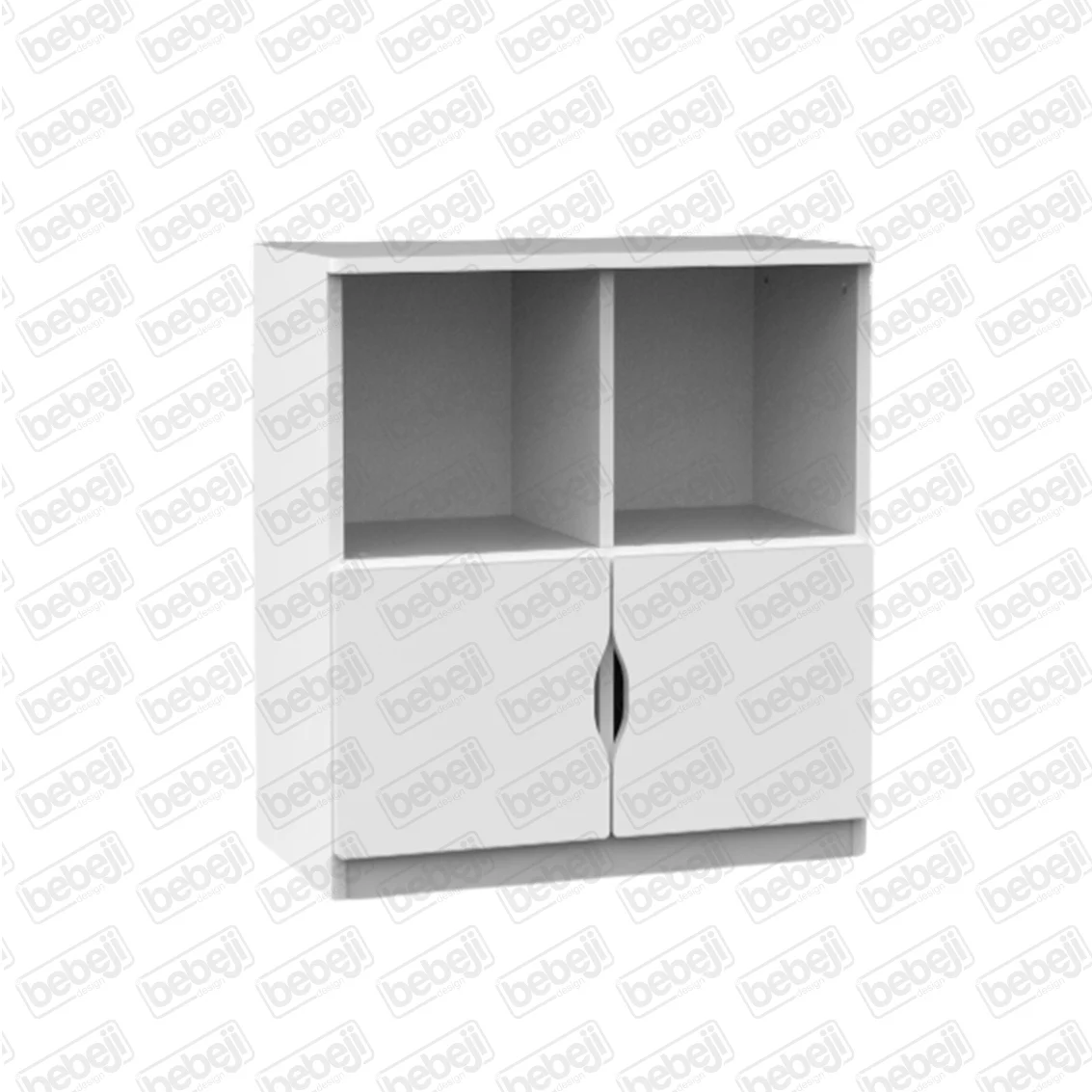 2 Kapaklı & Raflı Dolap J0867