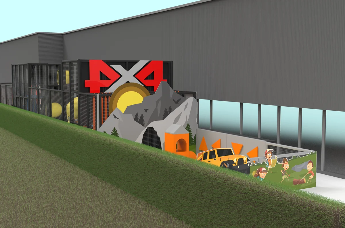 Extreme Fun Zone Junior Gym Proje Soft Play JP715