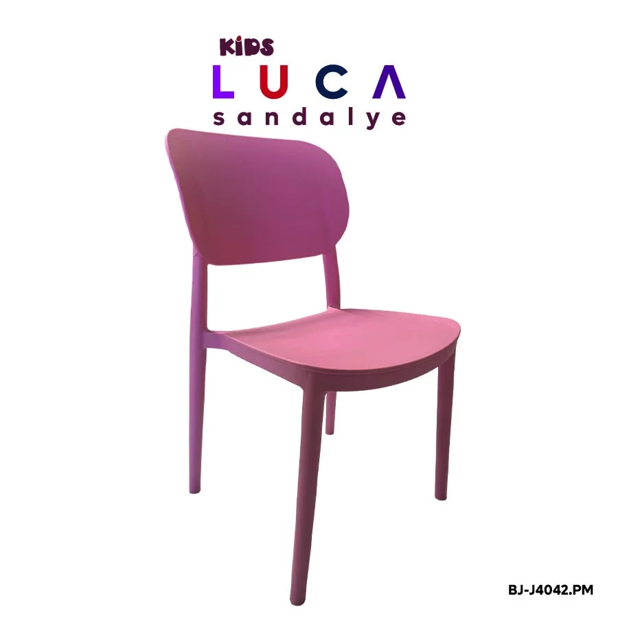 Luca Çocuk Sandalyesi Beyaz/Pembe BJ-J4042