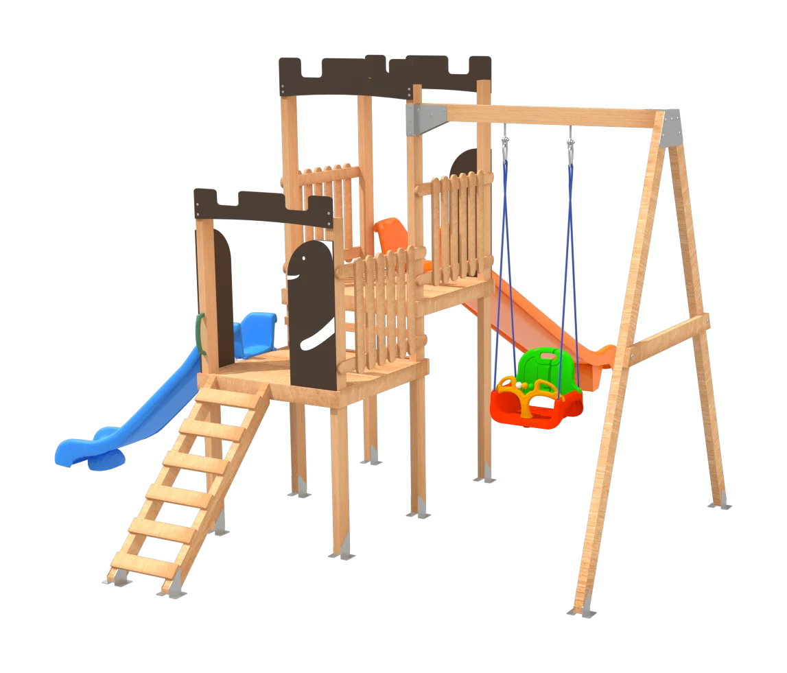 I Safe Ahşap Oyun Parkı S5709
